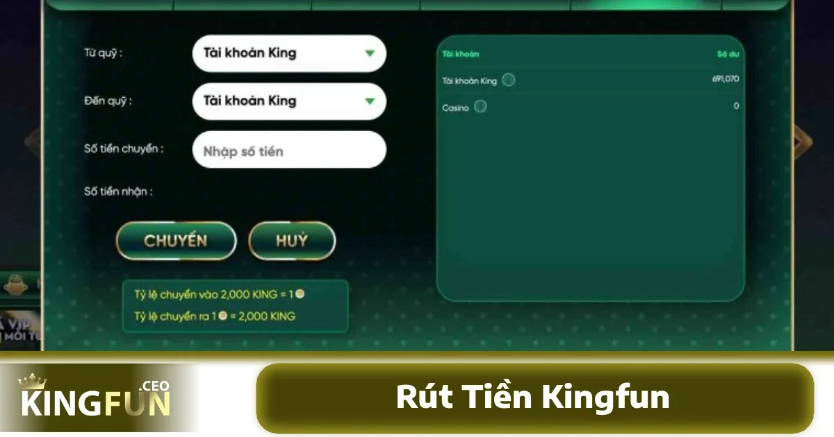 Trang chủ 36 Rút tiền tại KINGFUN cũng rất đơn giản, chỉ cần xác nhận yêu cầu qua hệ thống